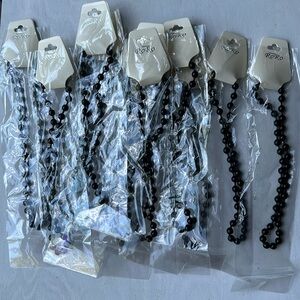 Black metal necklace 12pk